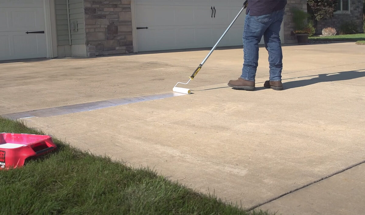Driveway/Patio Coating - Advanced Quality Services - Top Coat Driveway Preparation